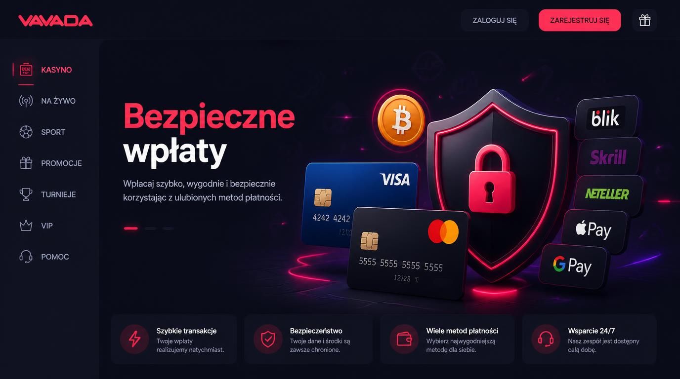 Karta płatnicza, portfele elektroniczne i symbol bezpieczeństwa pokazujące bezpieczne metody wpłat