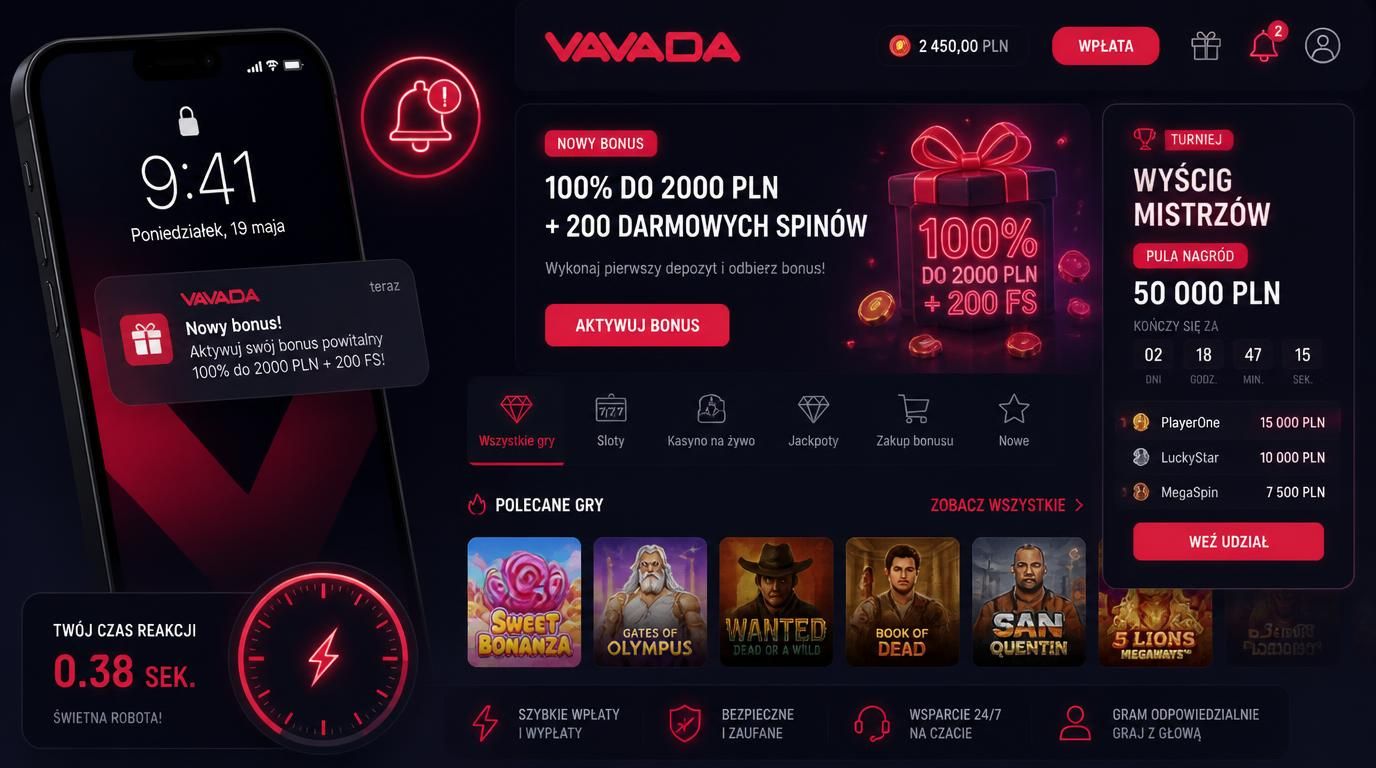 powiadomienie push z informacją o promocji 
